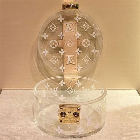 lv box type bag|Lv transparent bag.